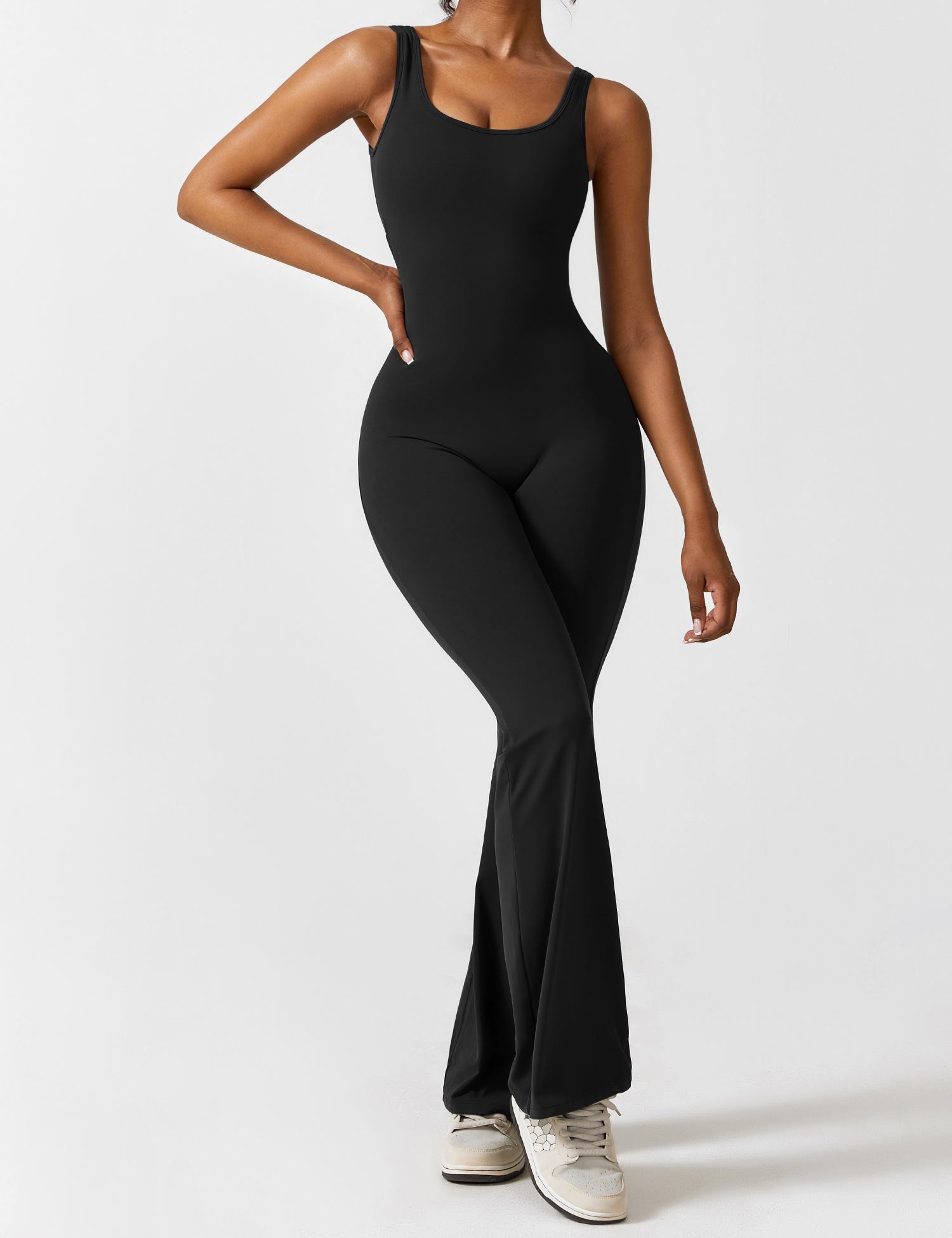 V Sculpt – Peak Flare Jumpsuit