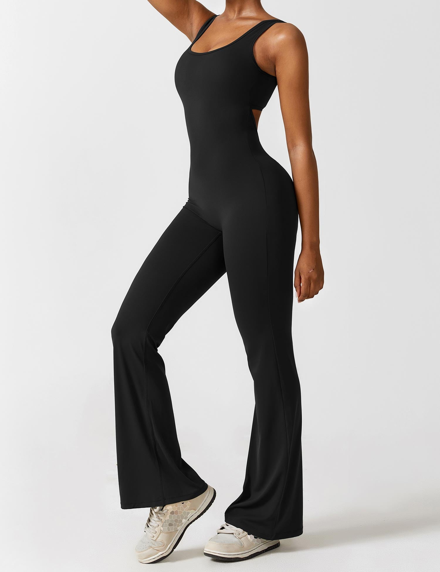 V Sculpt – Peak Flare Jumpsuit