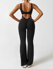 V Sculpt – Peak Flare Jumpsuit