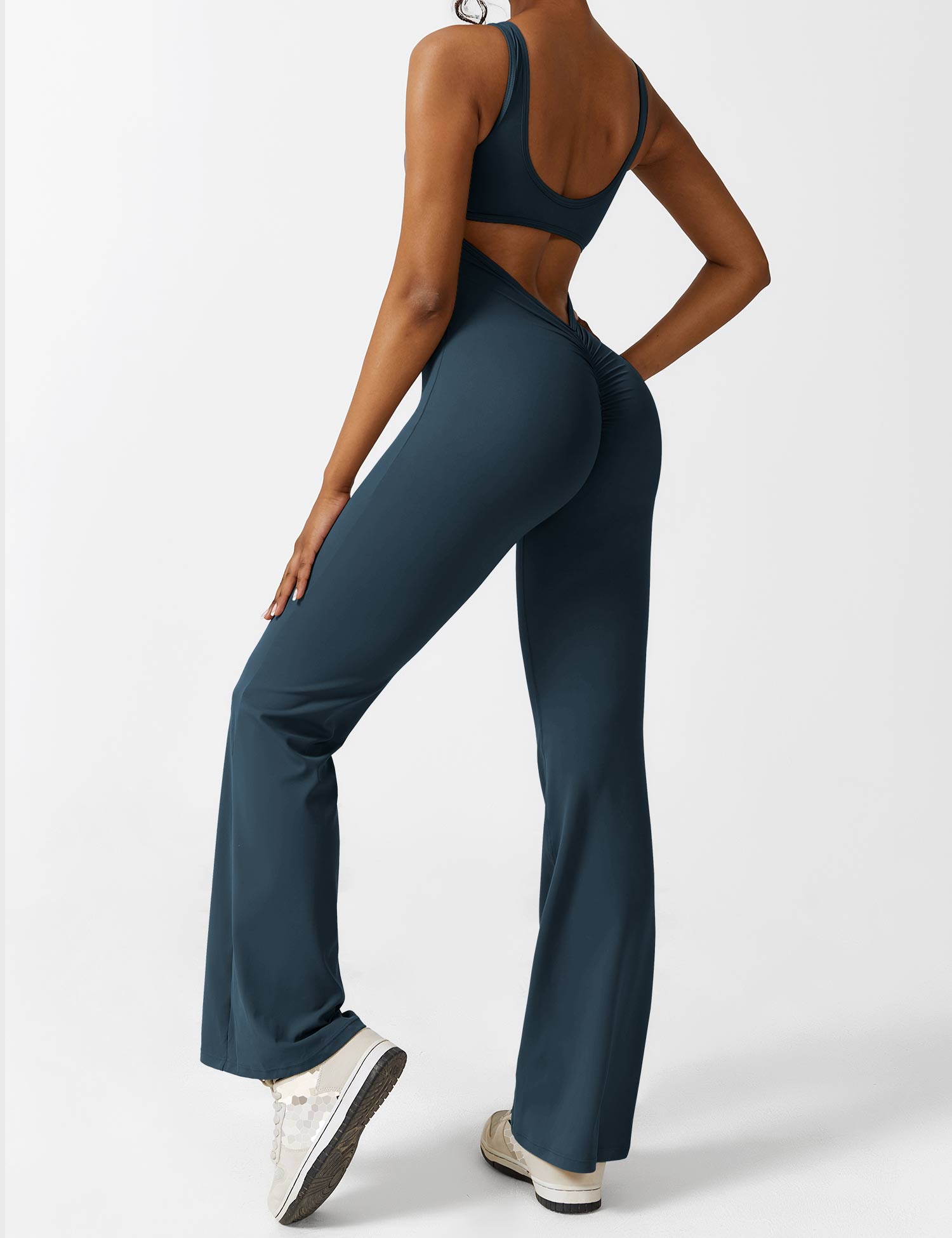 V Sculpt – Peak Flare Jumpsuit