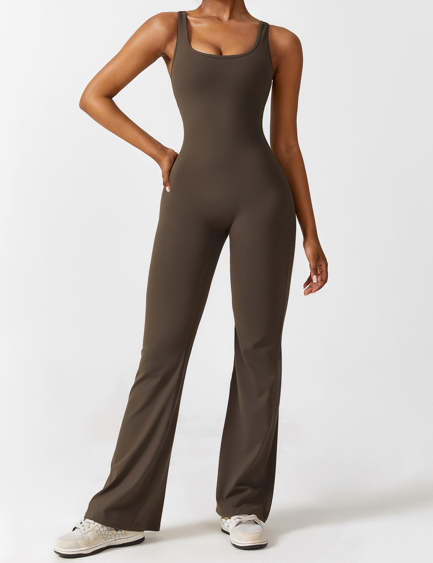 V Sculpt – Peak Flare Jumpsuit