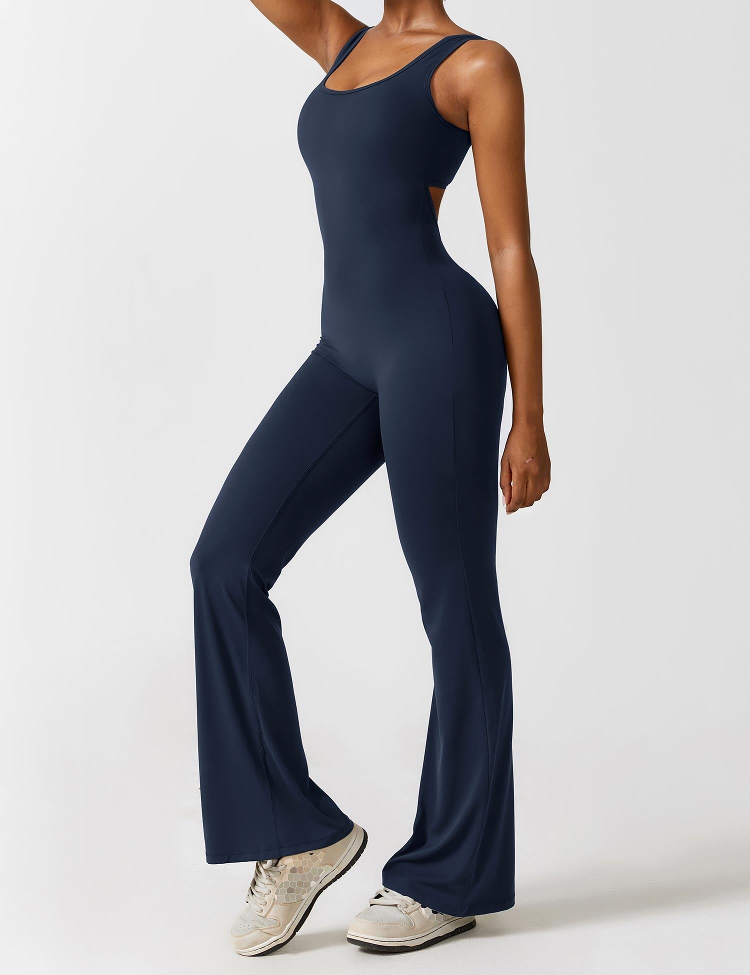 V Sculpt – Peak Flare Jumpsuit