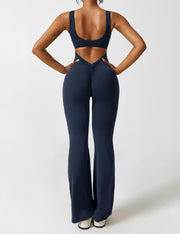 V Sculpt – Peak Flare Jumpsuit