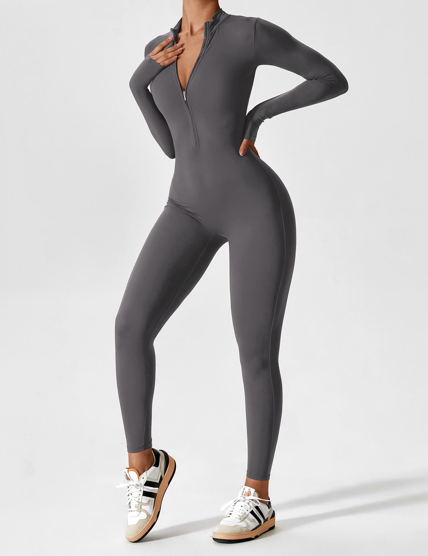 Fuse Longsleeve Zip Jumpsuit