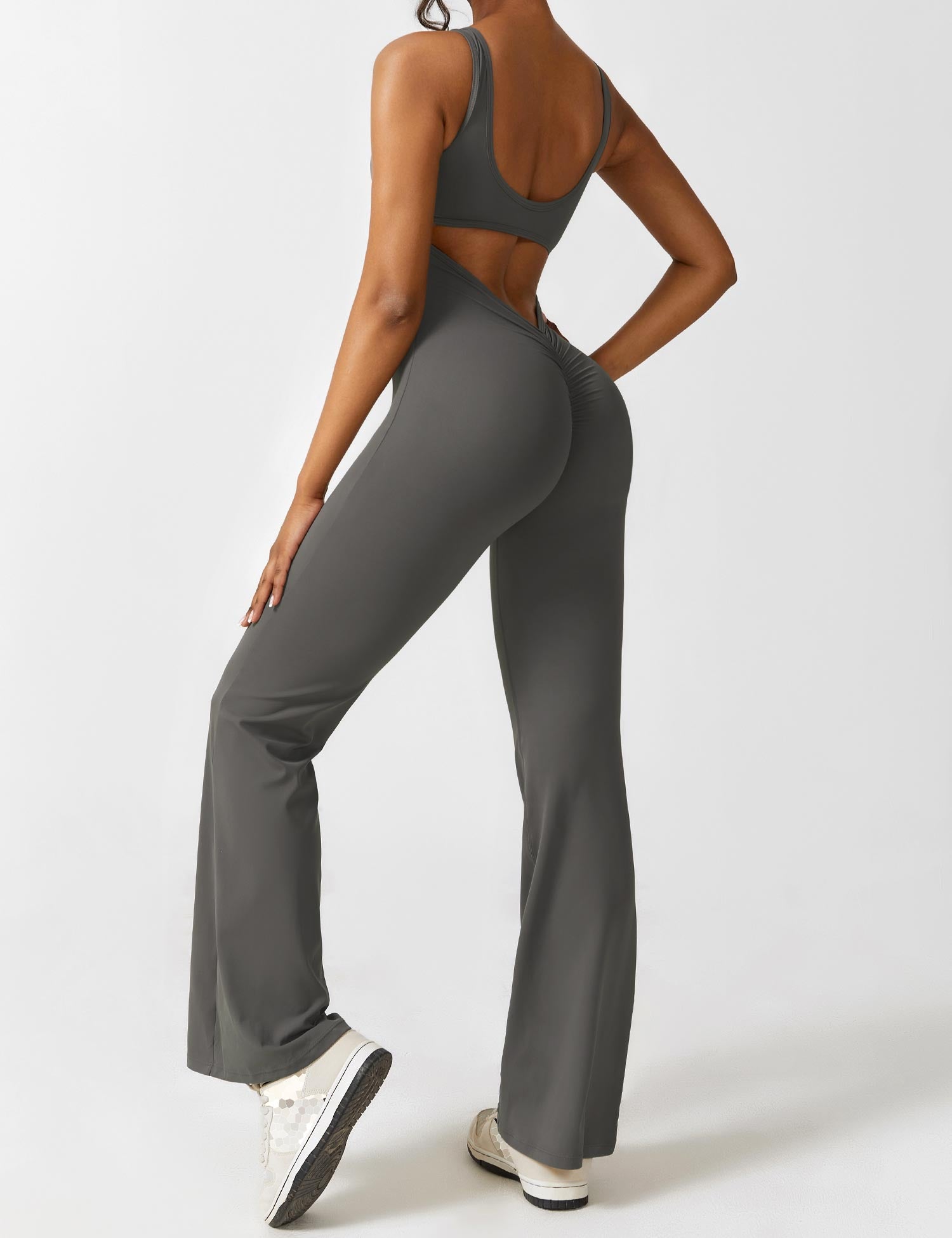 V Sculpt – Peak Flare Jumpsuit
