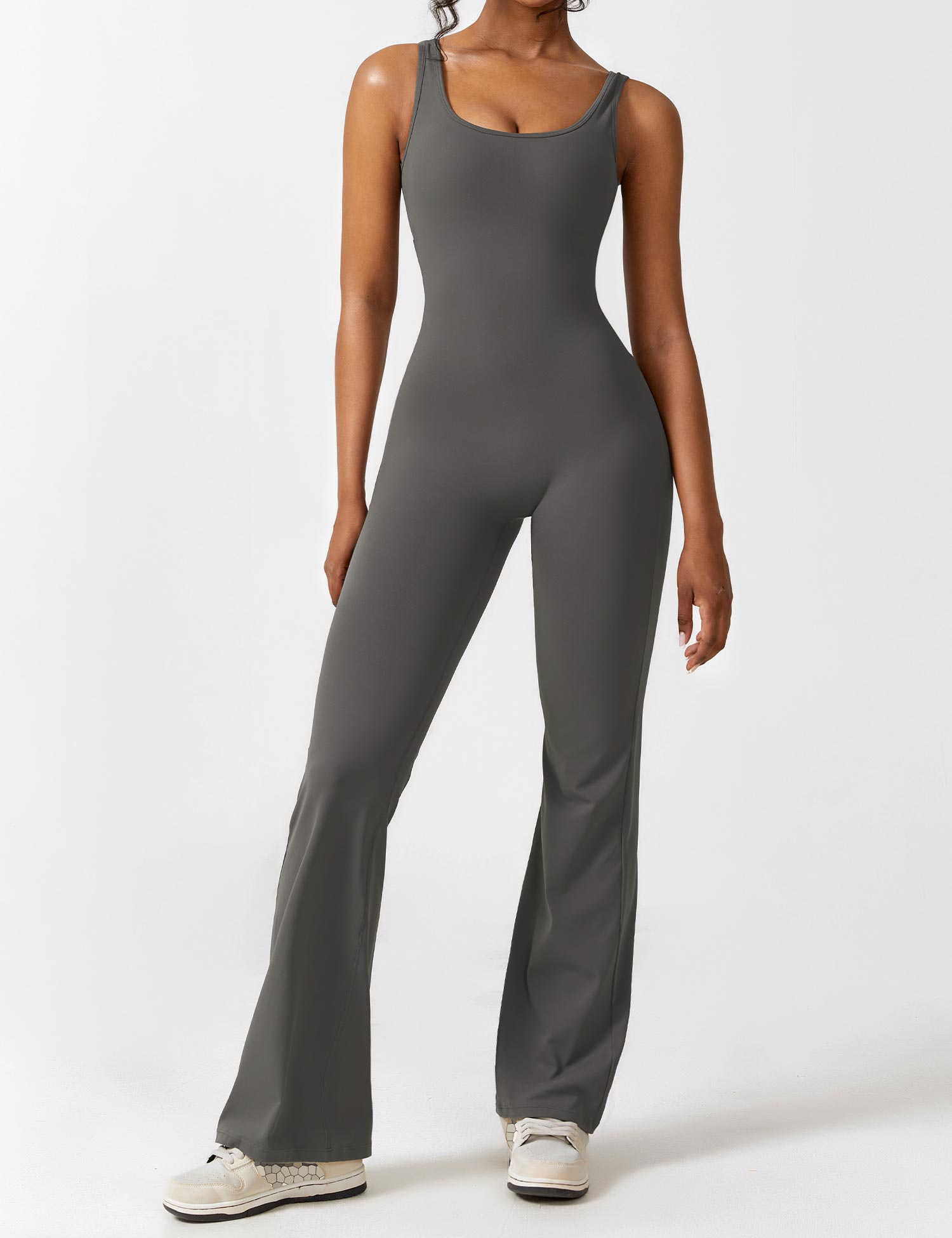 V Sculpt – Peak Flare Jumpsuit
